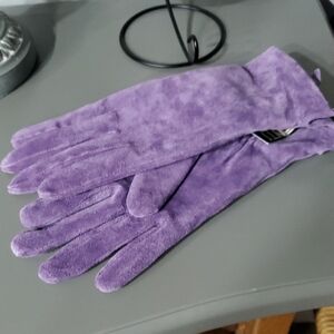 Elegant Purple Genuine Leather Gloves💜⚜️💜